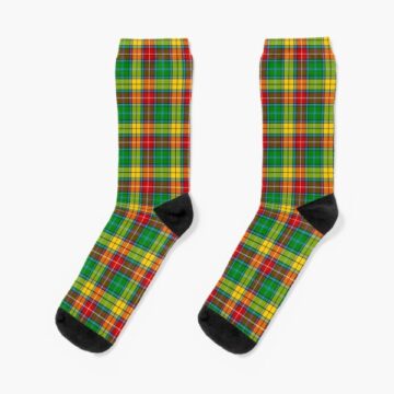 A pair of Buchanan Tartan Socks