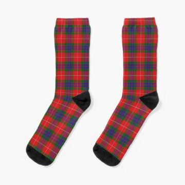 A pair of Fraser Tartan Socks