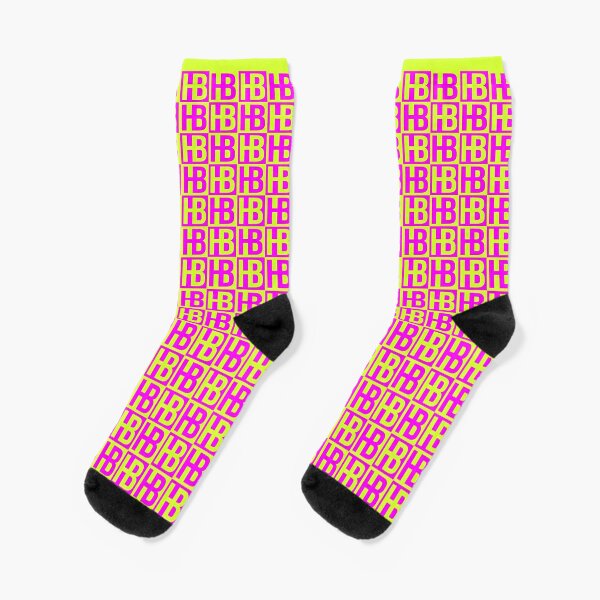 A pair of HB Monogram socks