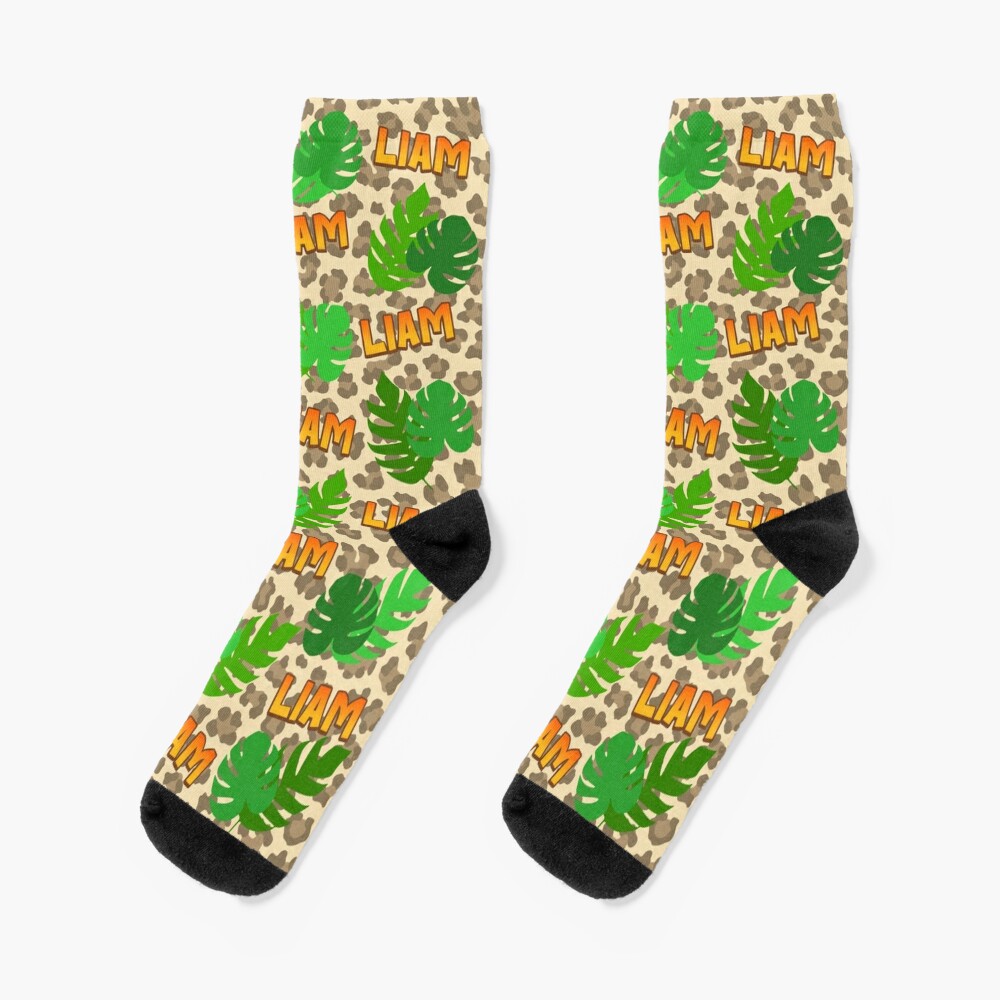 Liam's Jungle Socks